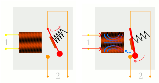 常開和常閉繼電器如何使用一個(gè)電路打開第二個(gè)電路，繼電器的工作電路圖？